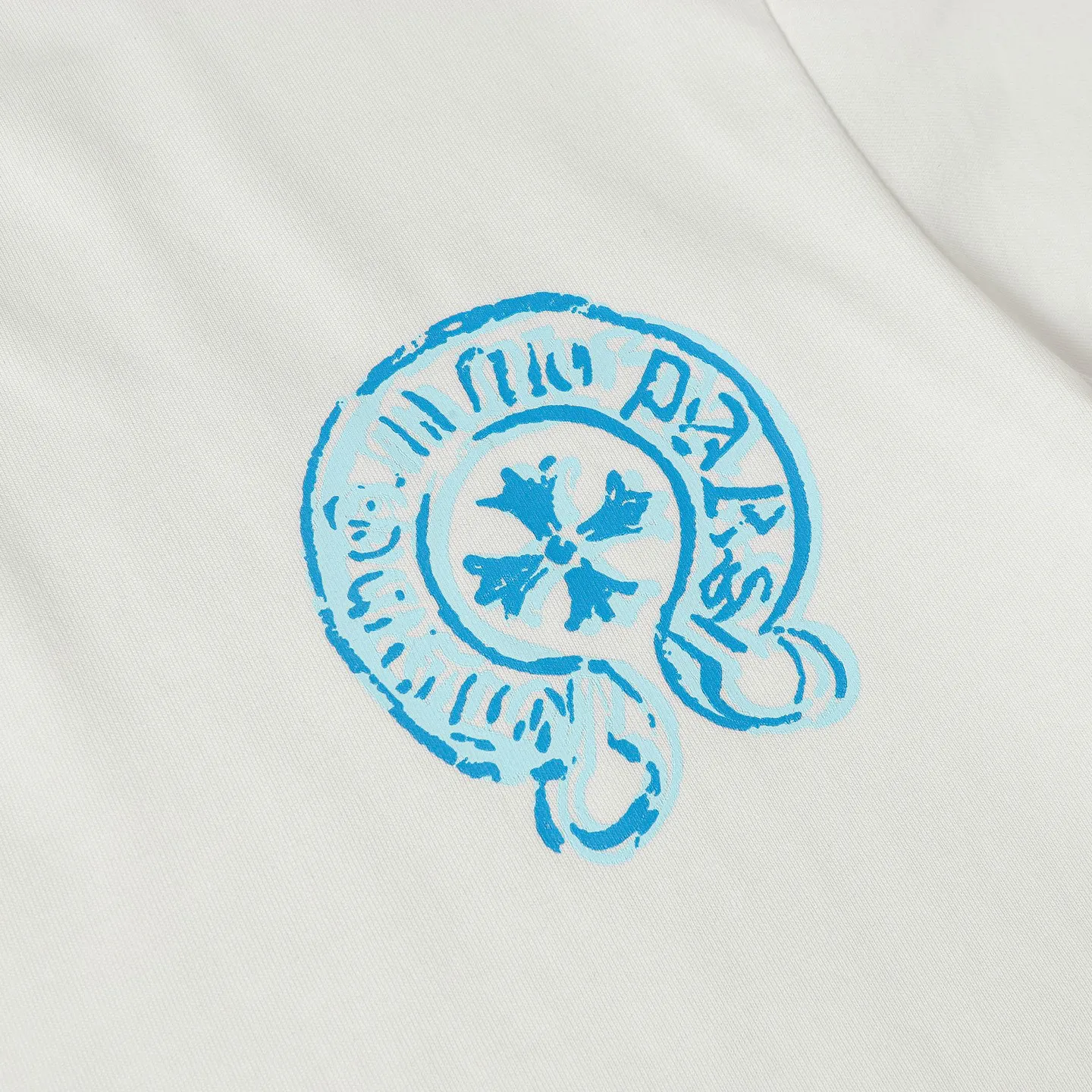 🅿️170 Chrome hearte/Chrome heart ch 25ss early spring Sanskrit horseshoe print short-sleeved T-shirt. A must-have item for daily commuting for men and women in light luxury. The correct version is welcome to compare. Detailed features: ·280g 100% cotton double yarn jersey fabric. ·Custom-dyed in the same cylinder, special thickened 32 pieces double-strand 1x1 thread. ·Double-needle cross-stitch technology. ·Original main mark washed tag. Color: black white. Size: XS-L
